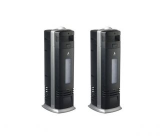 Two UV Atlas Electrostatic Ionic Carbon Filter Air Purifiers