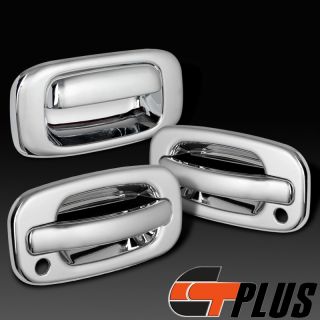 99 06 GMC Sierra Chevy Silverado Extended Cab Chrome Door Handle Tailgate Covers