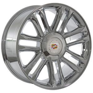 24" inch Cadillac Escalade Platinum Chrome Wheels Rims