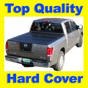 Solid Tri Fold Hard Tonneau Tonno Bed Cover 04 12 Chevy GMC Pickup Truck 5'8"Bed