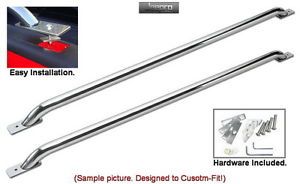 Premium Stainless Truck Bed Rails for 88 98 Chevy GMC 6 5' Short Bed