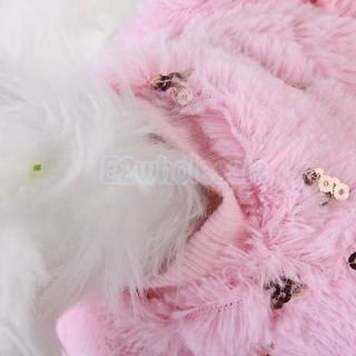 10x Warm Pet Dog Puppy Hooded Jumpsuit Coat Jacket Apparel Clothes Costume L