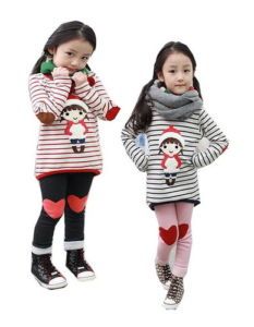 Toddler Girls Kids Clothes 2 Pcs Set Top Leggings Outfit 3 8Y Casual Clothing