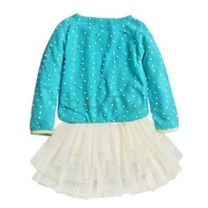 1pc Baby Girls Kids Toddler Swan Knit Party Top Dress Tutu Costume Outfit Sz 3T