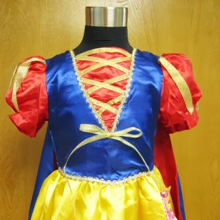 BNWT Birthday Party Snow White Princess Baby Girls Fancy Dress Costume 2 9 Years
