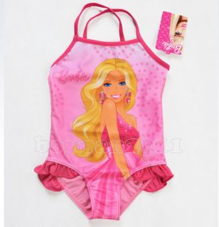 Lovely Kids Girls Princess One Piece Swimwear Swimsuit Bathing Costume Age 2 9Y