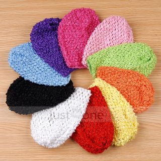 10x Multi Colors Newborn Baby Crochet Cute Beanie Hat Cap for Kids Girls Boys