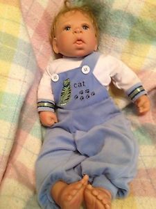 19" Real Life Reborn Newborn Baby Boy Josh Doll Anna Carter Paradise Galleries