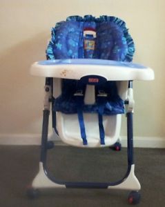 Fisher Price Easy Fold 5 Position High Chair Excellent Condition