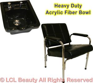 Acrylic Fiber Shampoo Bowl Chair Vacuum Breaker Barber Beauty Salon Equipment