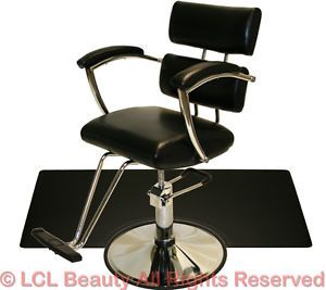 Sturdy Chrome Hydraulic Barber Chair Styling Hair Mat Beauty Spa Salon Equipment