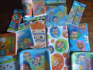 Bubble Guppies Birthday Supplies Set Of Bubble Guppies Party Favors