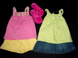 40 Used Baby Girl 2T 3T 2 3 yrs Spring Summer Clothes Lot Outfit Dress Free SHIP