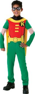 Batman Robin or Superman Boys Fancy Dress Child Superhero Costume Kids Ages 3 10