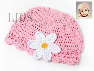 H14 New Infant Toddler Baby Girl Crochet Beanie Hat