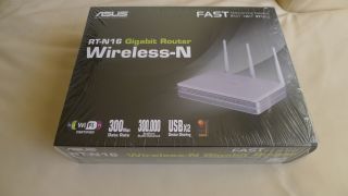 Asus RT N16 300 Mbps 4 Port Gigabit Wireless N Router DD WRT DDWRT 2 USB Ports 0610839095742