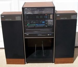 Yorx Component Stereo System with Speakers M2300ST S60A Speakers w Turntable
