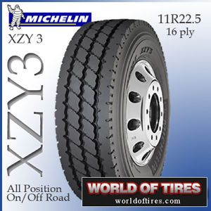 Semi Truck Tire 11R22 5 Tire Michelin XZY3 16 Ply