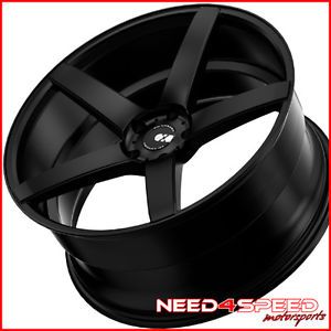 20" Acura TL XO Miami Matte Black Concave Wheels Rims