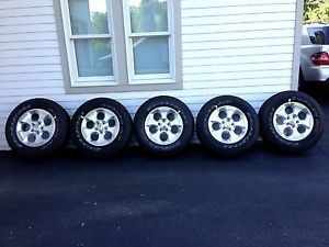 5 Brand New 18" 2013 Jeep Wrangler Unlimited Sahara Wheels and Tires