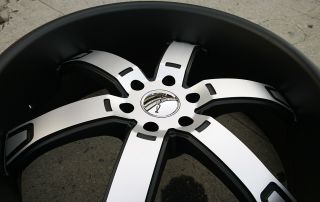 KMC Brodie KM671 26 x 10 Black Rims Wheels Chevrolet Tahoe 07 Up 6H 25