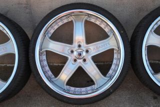 22" asanti AF 165 Multipiece Brushed Staggered Wheels Rims Mercedes Tires