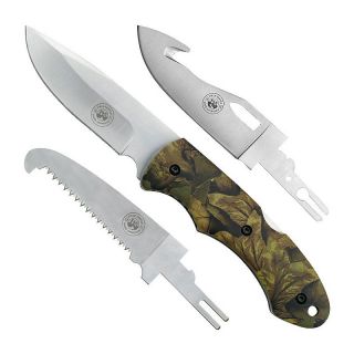 Field and Stream 25 FS1633 8.5 in. 3 Blade Interchangeable Knife Set   Knives