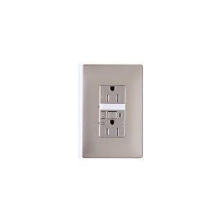 Shop Pass & Seymour/Legrand 15 Amp Nickel Decorator Duplex Electrical Outlet