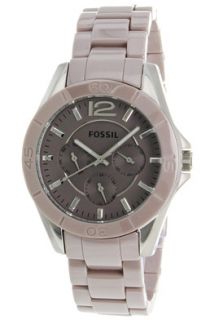 Fossil CE1065  Watches,Womens Riley Grey Dial Grey Ceramic, Casual Fossil Quartz Watches