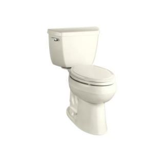 KOHLER Highline Classic the Complete Solution 2 piece 1.28 GPF Single Flush Elongated Toilet in Biscuit K 11499 96