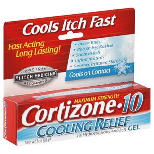 Cortizone 10  Cooling Relief Gel, Maximum Strength, 1 oz (28 g)
