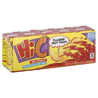 Hi C  Fruit Punch, Flashin, 10   6.75 fl oz (200 ml) boxes [67.5 fl
