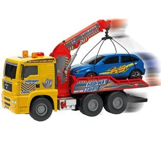 Dickie Toys Pump Action Tow Truck, 22 in.