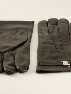Salvatore Ferragamo Leather Gloves   Vitkac