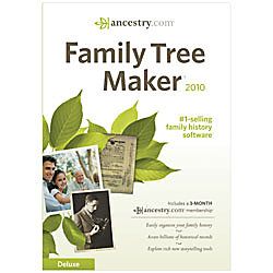 Family Tree Maker Deluxe 2010 Traditional Disc