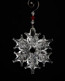 Waterford Snow Crystal Pierced Christmas Ornament