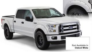 Bushwacker   Ford F 150 Max Coverage Fender Flare Set in Oxford White   Fits 2015 Ford F 150 (please check fitment)