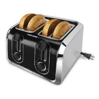 Krups FEP4B 4-Slice Toaster, Black