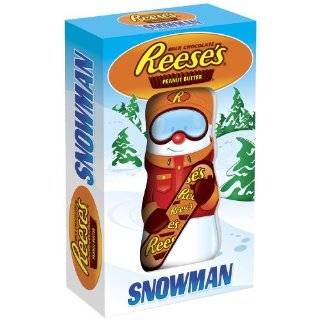 Reeses Holiday Peanut Butter Snowman, 5 Ounce Packages (Pack of 4)