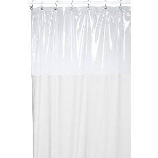 Carnation Home Fashions 72 by 84 Inch Vinyl Window Shower Curtain 