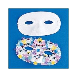  Paper Mache Half Mask: Toys & Games