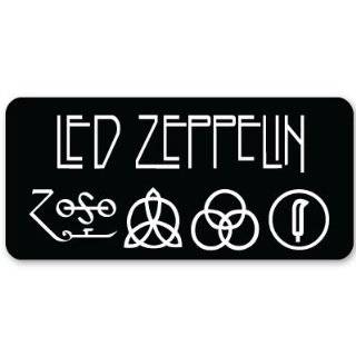 Led Zeppelin heavy metal ZOSO sticker decal 5 x 3