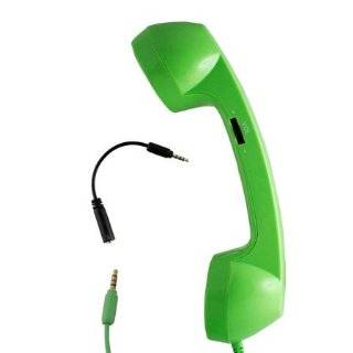  YUBZ Green Retro Handset for Cell Phone with 5 Adapters 