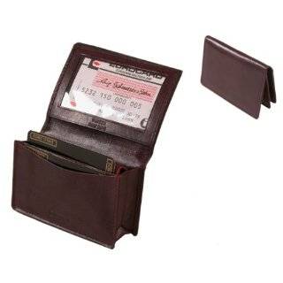 Hand Stained Italian Leather Business Card Caddy Wallet Clothing