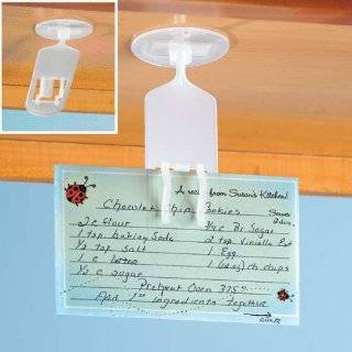  Out of Sight Recipe Card Holder Cabinet Mount NEW 