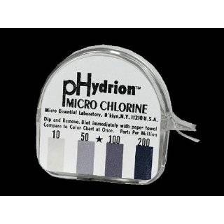 pH Hydrion Chlorine Test Paper, Range 10 200 PPM