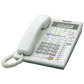 Panasonic KX TS3282W 2 Line Corded Phone with Caller ID and Intercom 