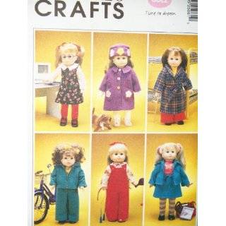  Kwik Sew 18 Doll Clothes & Beanbag Chair Pattern By The 